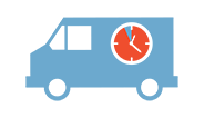 Transport en express verzending van post